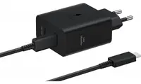 Încărcător Samsung - Power Adapter Duo, 50W, 2xUSB-C, negru