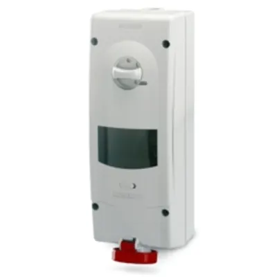 Priza interblocabilan63A 3P+E 11h 440-460V 60Hz 136X390 MM terminal cu surub Cu interblocaj mecanic