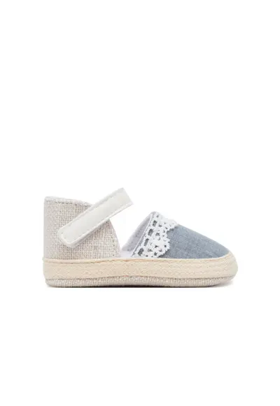 Espadrile fete 9901 - Textil - Bej/Albastru