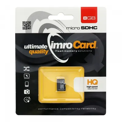 Card Memorie microSDHC Imro, 8Gb, Clasa 4