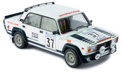 Model de colecție IXO Curse: Mașini - Lada 2105 VFTS, No.37, Rallye WM, Rallye Acropolis, H.Ohu/T.Diener, 1983