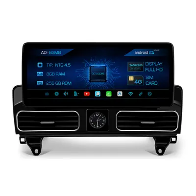 Navigatie Mercedes Benz ML GL W166 X166 (2012-2015), NTG 4.5, Android, MB-Octacore, 8GB RAM + 256GB ROM, 12.3 Inch - AD-BGMB1200845+AD-BGRKITMB016