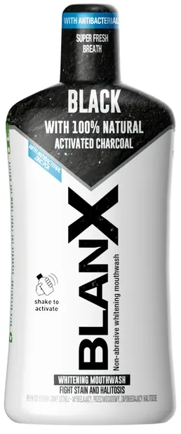 Blanx Apă de gură cu cărbune activ, 500 ml