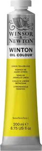 Vopsea ulei Winsor & Newton Winton - Lămâie galbenă, 200 ml