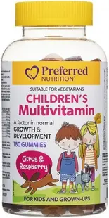 Multivitamine pentru copii Natural Factors - 180 tablete gelatinoase