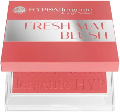 Bell HYPOAllergenic Fard de obraz Fresh Mat, 02 Camelia, 4.7 g