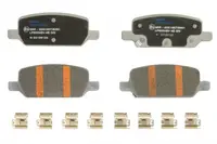 Set placute frana Spate (cu suplimente; cu un tampon de amortizare pentru vehicule electrice), potrivit TESLA MODEL 3, MODEL Y Electric 01.17-