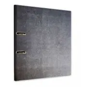 Biblioraft carton marmorat Noki 56412-300, A4, portret, 5cm, negru