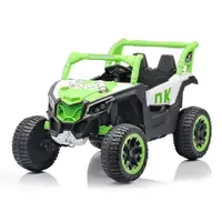 Masinuta electrica pentru 2 copii Nichiduta Off Road 4x4 Green,acumulator 12V4.5Ah,roti eva cu rulment ,telecomanda 2.4G,lumini led,functie slow start,unitate audio cu usb si mp3