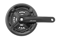 Pedalier Prowheel MTB, ax patrat, 42 34 24T, aluminiu, 170mm