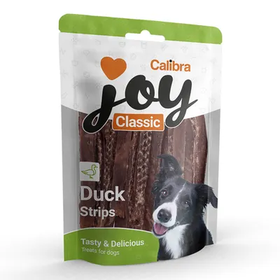 Calibra Joy Dog Classic Duck Strips 80 g New
