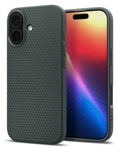 Husă Spigen - Liquid Air, iPhone 17, verde