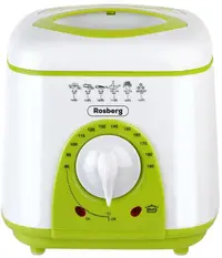 Friteuză Rosberg - R51980B, 950W, 1 l, albă/verde