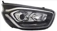 Far dreapta (H1 H7 LED, cu motor, culoare insert: negru) potrivit FORD TRANSIT TOURNEO CUSTOM 07.17-12.23