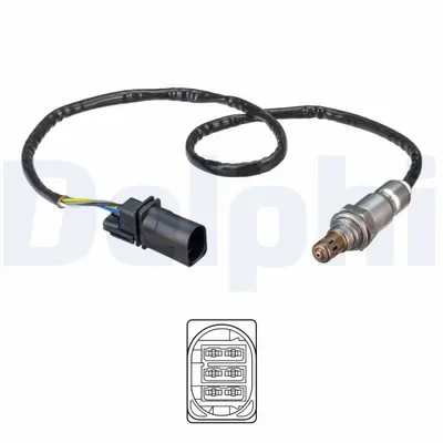 Sonda lambda (numar fire 5, 500mm) potrivit CHEVROLET TRAX; OPEL ASTRA J, ASTRA J GTC, MERIVA B, MOKKA MOKKA X, ZAFIRA C 1.6D 02.13