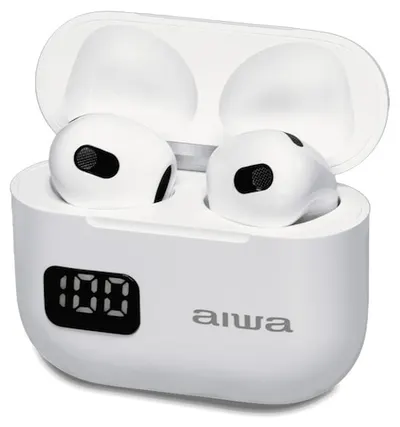 Căști wireless Aiwa – ETWS-150WH, TWS, albe