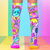 Șosete lungi colorate Madmia pentru fete Makeup 3-5 ani