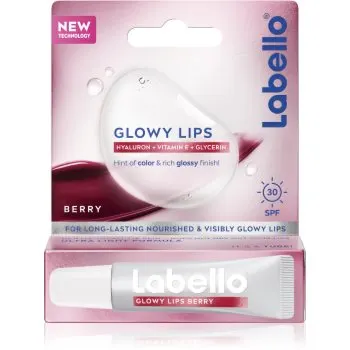 Labello Glowy Lips Berry balsam de buze colorat cu acid hialuronic