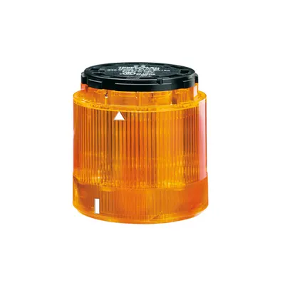 Blinking Light Module. Ø70mm. Ba15d Fitting, Orange, 24vac/dc