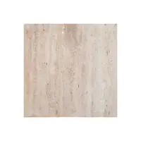 Gresie exterior / interior portelanata Travertino Crema 60 x 60 cm lucioasa rectificata tip piatra naturala