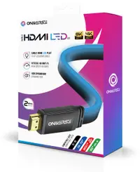 Cablu Oniverse - HDMI LED Cable 8K, albastru