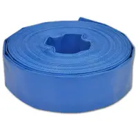 vidaXL Furtun plat, 100 m 3" PVC