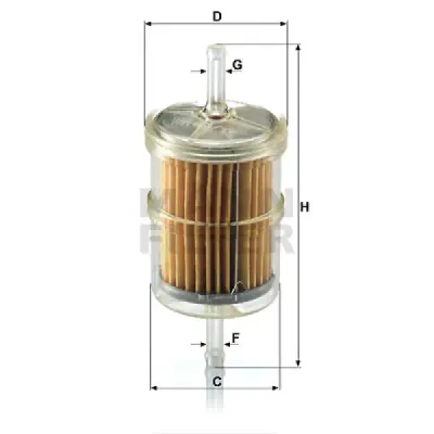 Filtru combustibil MANN-FILTER WK 43/12 (10)