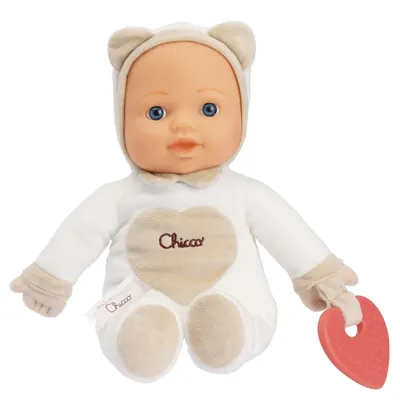 Jucarie Chicco Prima mea papusica, beige, 0luni+