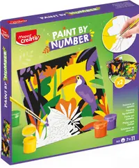 Desen după numere Maped Creativ - Fluture și tucan