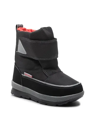 Ghete sport baieti - textil - negru