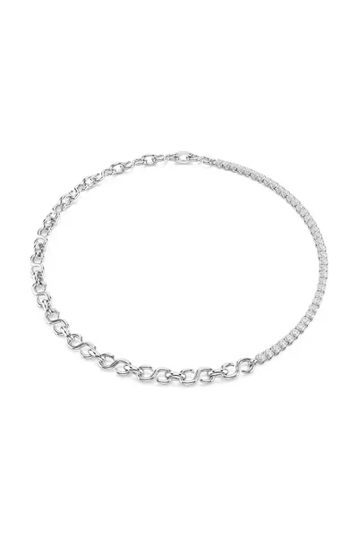 Swarovski lănțișor pentru femei din metal cu zirconiu cubic MATRIX