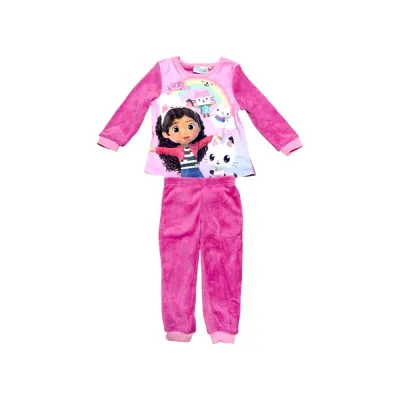 Pijama copii, cu maneca lunga, cocolino, multicolor, Gabby s Dollhouse Engros