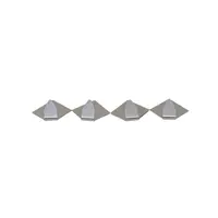 Cuiere din Inox, Adeziv Super Rezistent, 4 Bucati