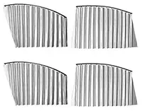 Set 4 parasolare retractabile auto geamuri laterale fata-spate GRI