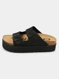 Papuci Sandy Platform Slider Women Low femei