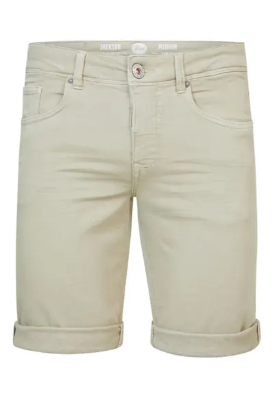 Pantaloni scurti din denim barbati - 302356973 - Bumbac - Bej