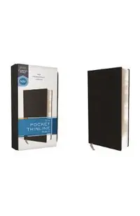 Niv, Pocket Thinline Bible, Bonded Leather, Black, Red Letter, Comfort Print