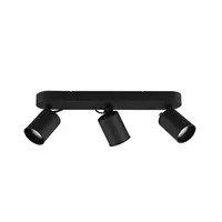803500332 Spot Pago 3xHAL/35W GU10 Negru mat