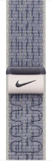 Curea pentru Apple - Nike Sport Loop, Apple Watch, 40 mm, Grey/Blue