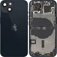 Capac Baterie Apple iPhone 13, Cu Carcasa Mijloc, Negru (Midnight), Swap