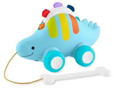 Jucărie de tragere pentru bebeluș 3 în 1 Skip Hop Explore & More - Dinozaur
