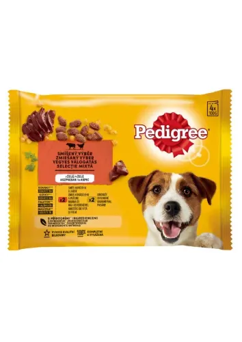 Pedigree Plic Adult Vita/Pasare 4x100 g