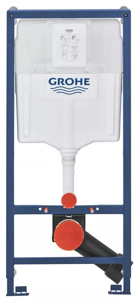 Set 2 in 1 rezervor Grohe Rapid SL, 38536001 incastrat, suport perete, fara placa de actionare, Otel