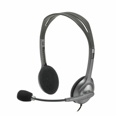 Căști cu Microfon Logitech LGT-H110 Gri