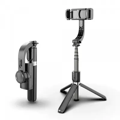 Selfie Stick Bluetooth Techsuit L08, Universal, Negru