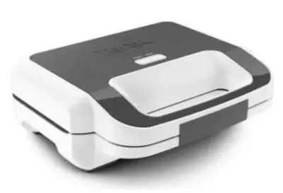 Sandwich maker Tefal Snack XL SW701110, 850 W, 2 placi detasabile (Alb/Gri)