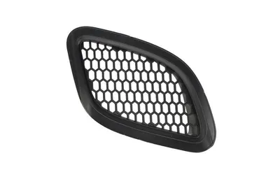Grila bara fata stanga potrivit ABARTH, plastic, negru/crom ABARTH 500 / 595 / 695; FIAT 500 dupa 2007