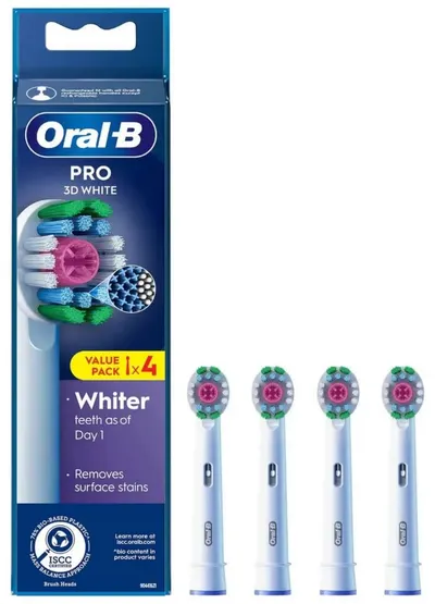 Capete de rezervă Oral-B - 3D White EB18, 4 bucăți