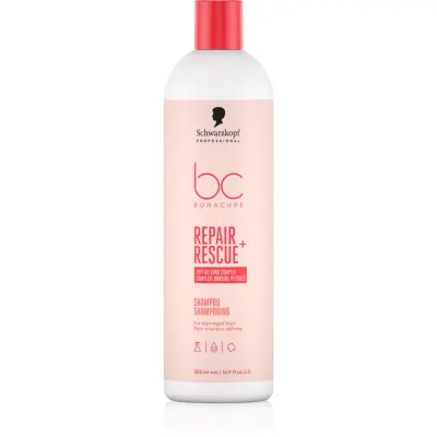 Schwarzkopf Professional BC Bonacure Repair Rescue+ șampon îngrijire pentru par deteriorat 500 ml