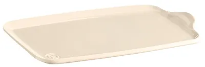 Placă Emile Henry - XL, 31.8 x 20.8 x 1.8 cm, ceramică, ecru